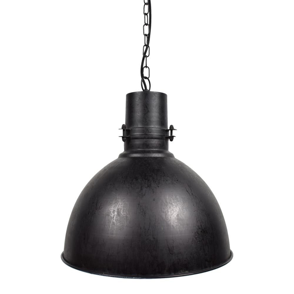 Urban interiors Hängelampe aus Metall, 159x39x39 cm, Schwarz Schwarz Metall