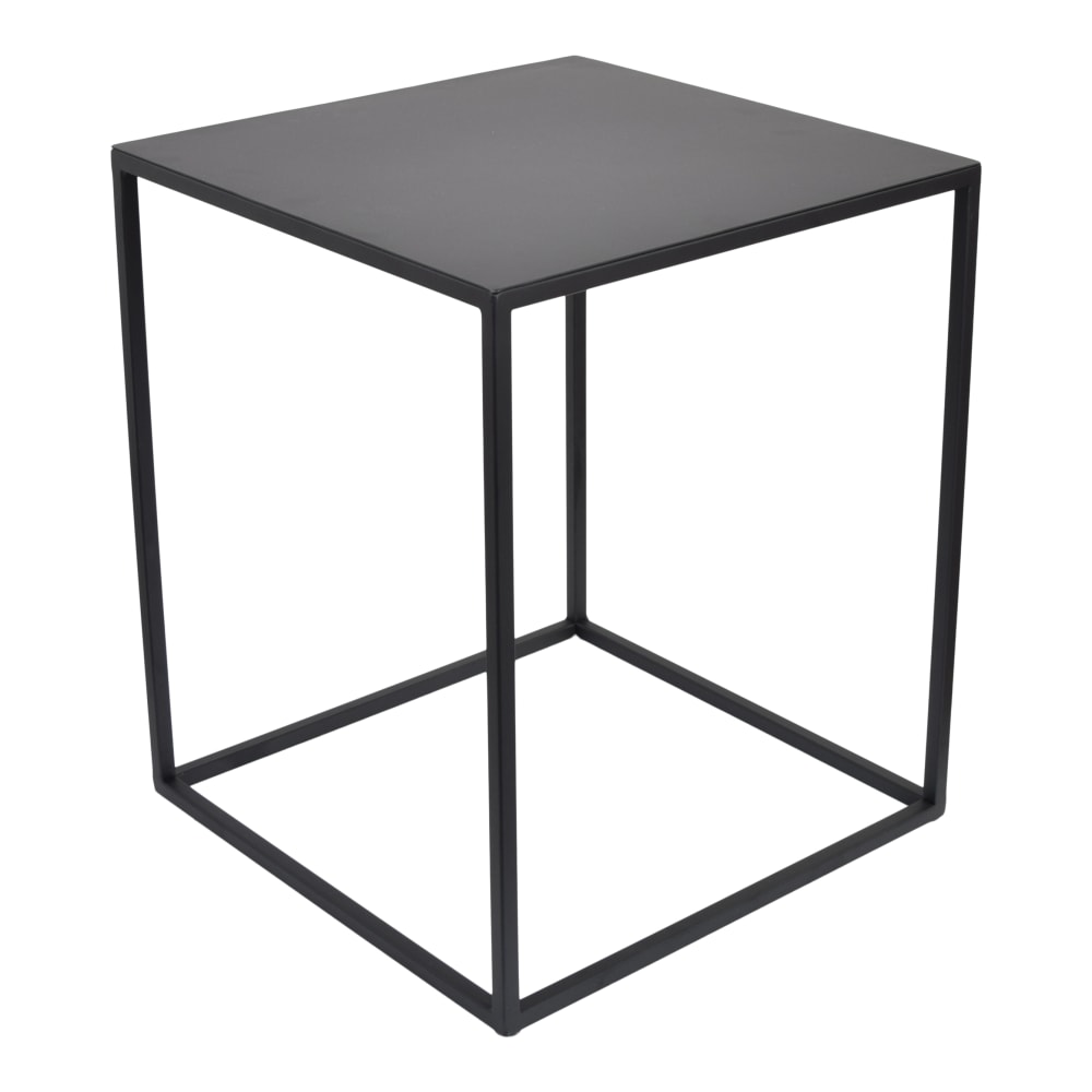 LOFT42 Beistelltisch aus Metall, 40x38x38 cm, Schwarz Schwarz Metall
