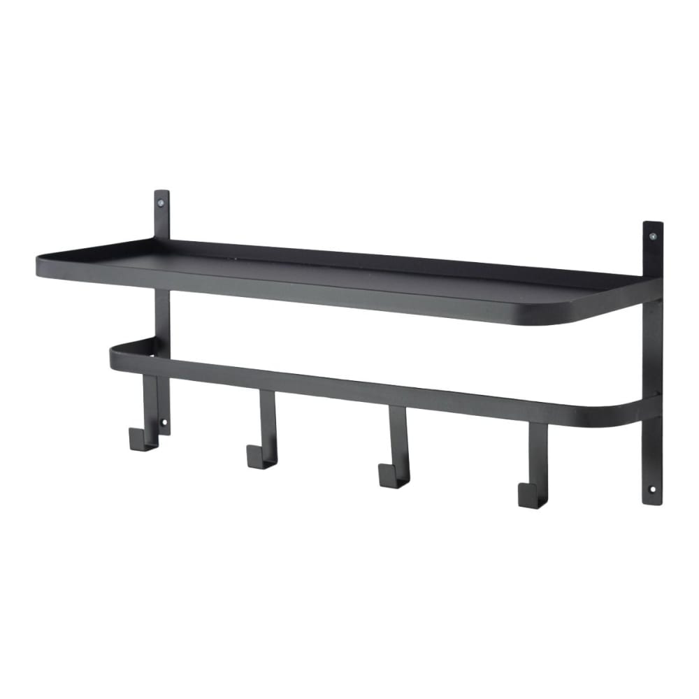 LOFT42 Kleiderständer aus Metall, 62x22x27 cm, Schwarz Schwarz Metall