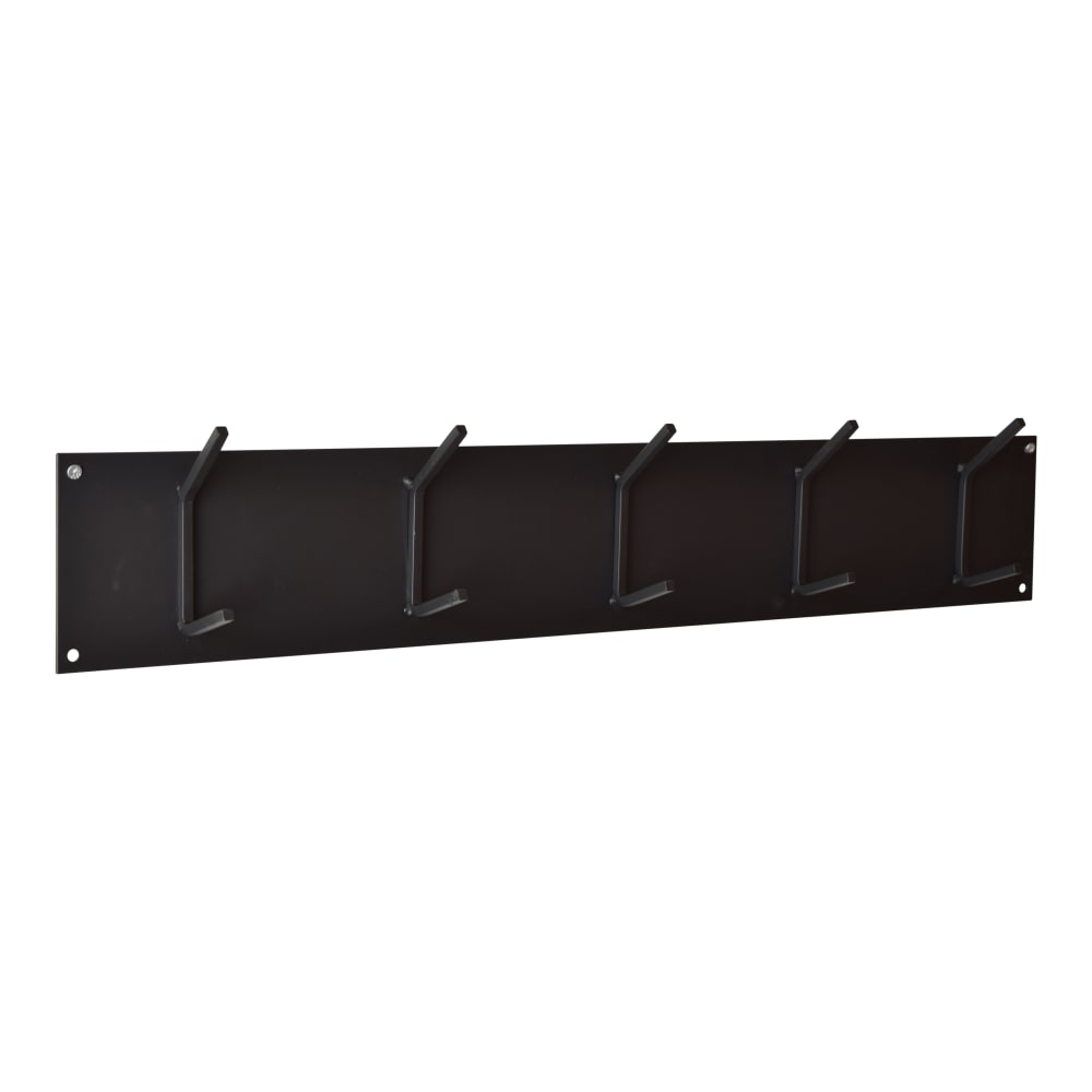 LOFT42 Garderobe aus Metall, 70x12x10 cm, Schwarz Schwarz Metall