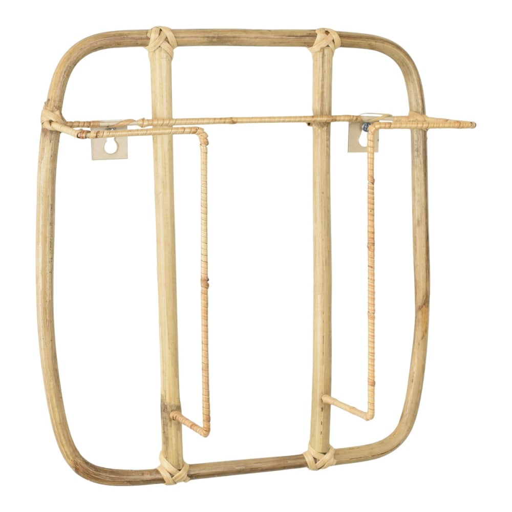LOFT42 Zeitungsständer aus Bambus, 33x31x10 cm, Braun style industrial Braun Bambus