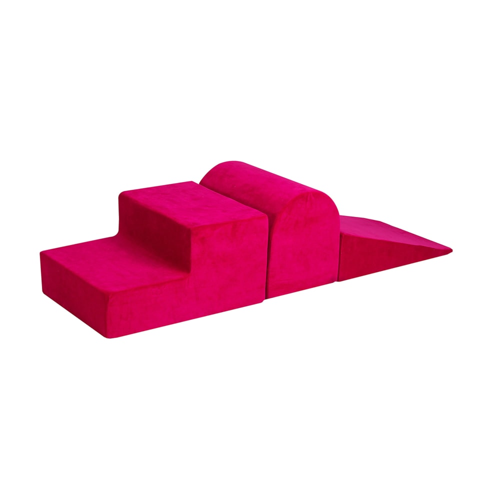MeowBaby Schaumstoff Bausteine Kinder – Softbausteine XXL Baby ROSA PVC - POLYVINLYCHLORID Kinder