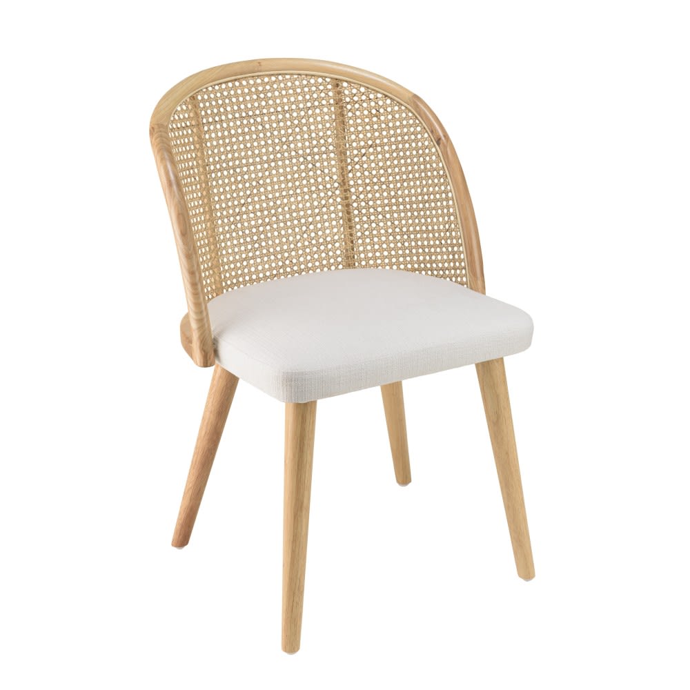 chaise bois d’hévéa