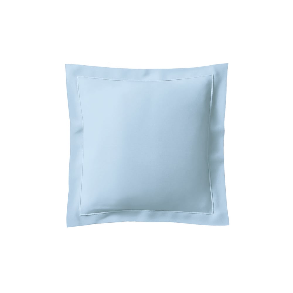 Taie d'oreiller coton azur 65x65 cm