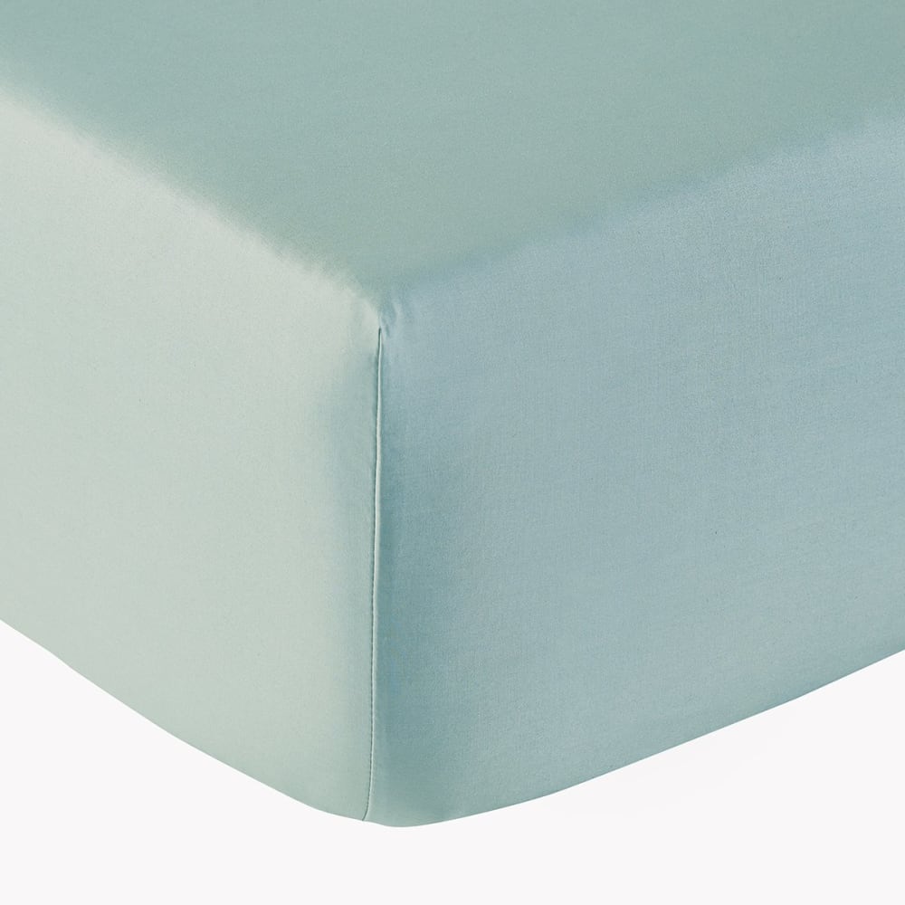 Drap housse grand bonnet percale cumulus 200x200x40 cm - Maisons du Monde