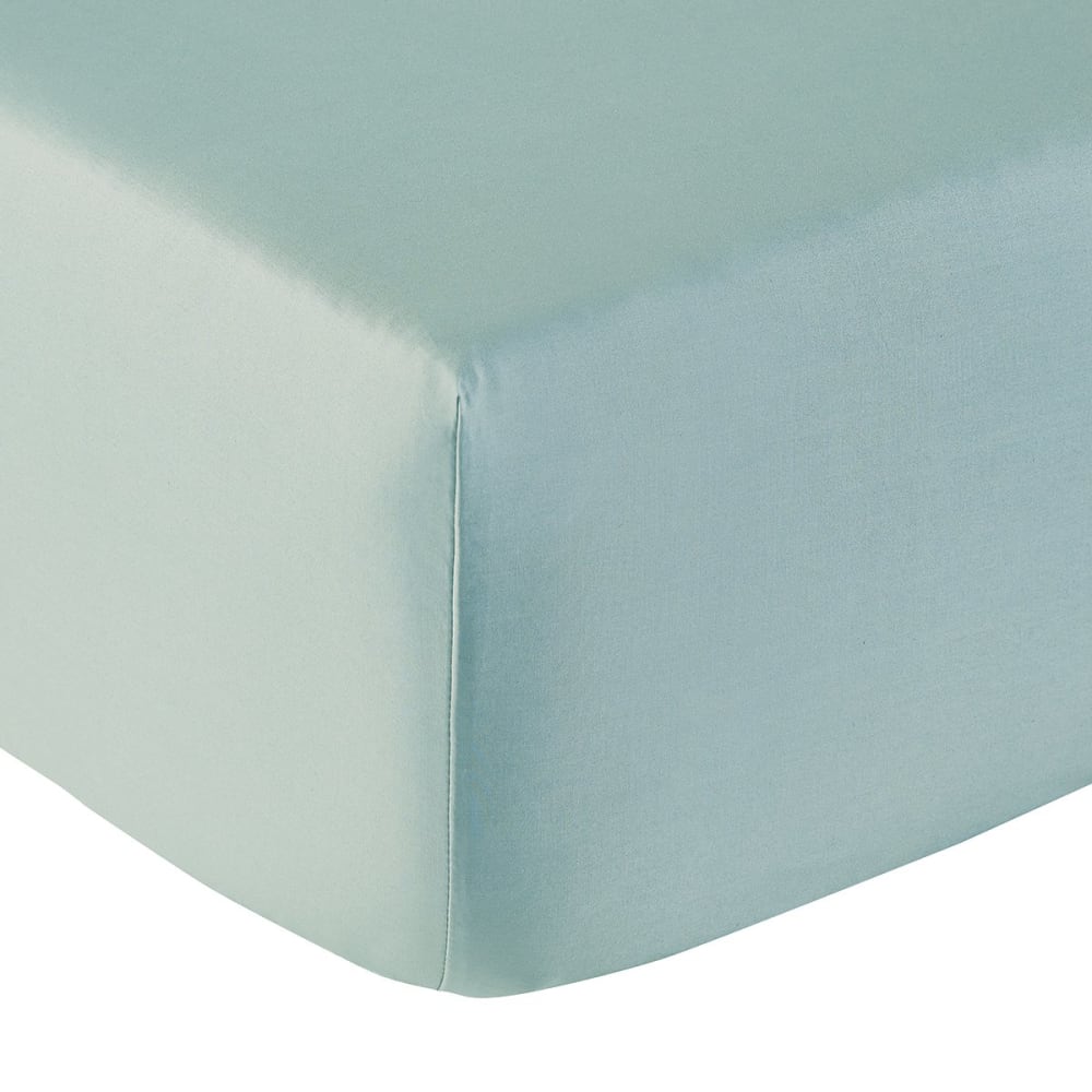 Drap housse coton cumulus 120x190 cm