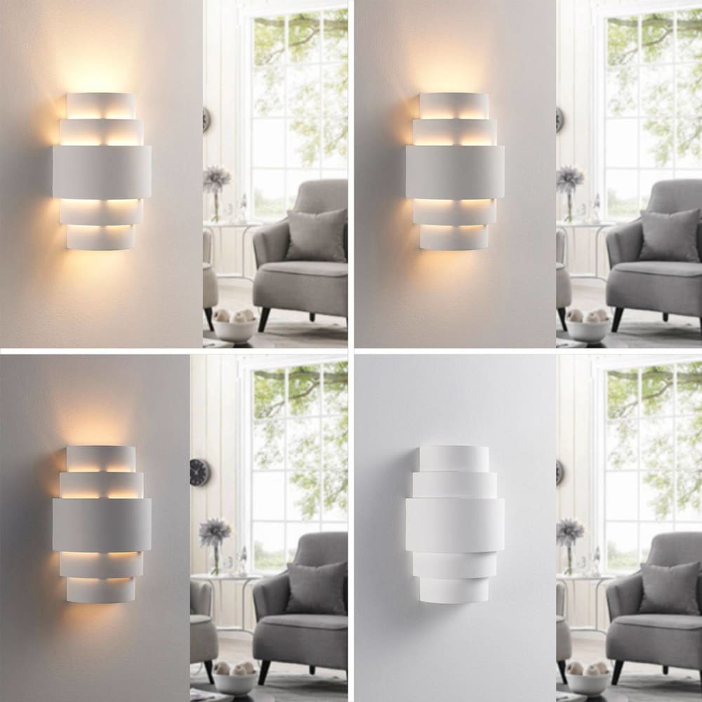 Applique murale en plâtre / terre cuite blanc - Maisons du Monde