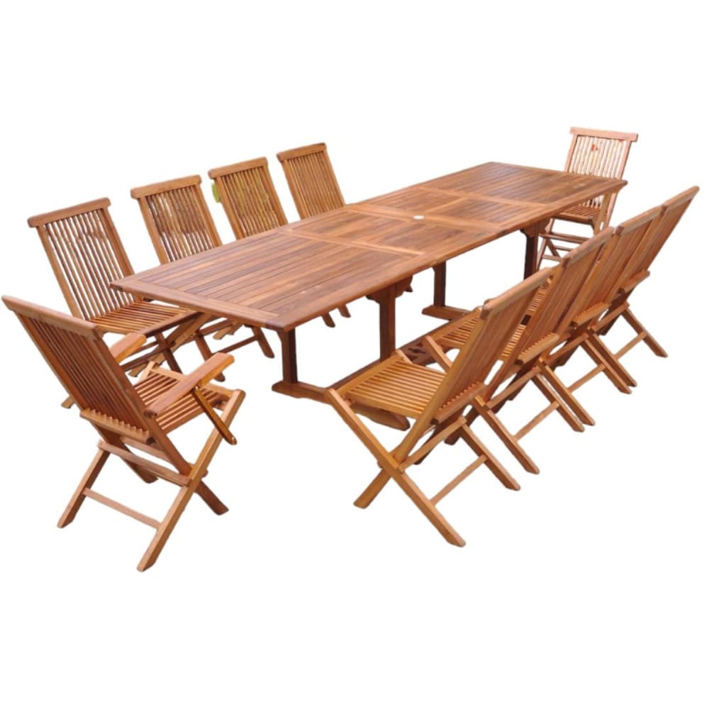 Table rectangulaire 8 - fauteuils