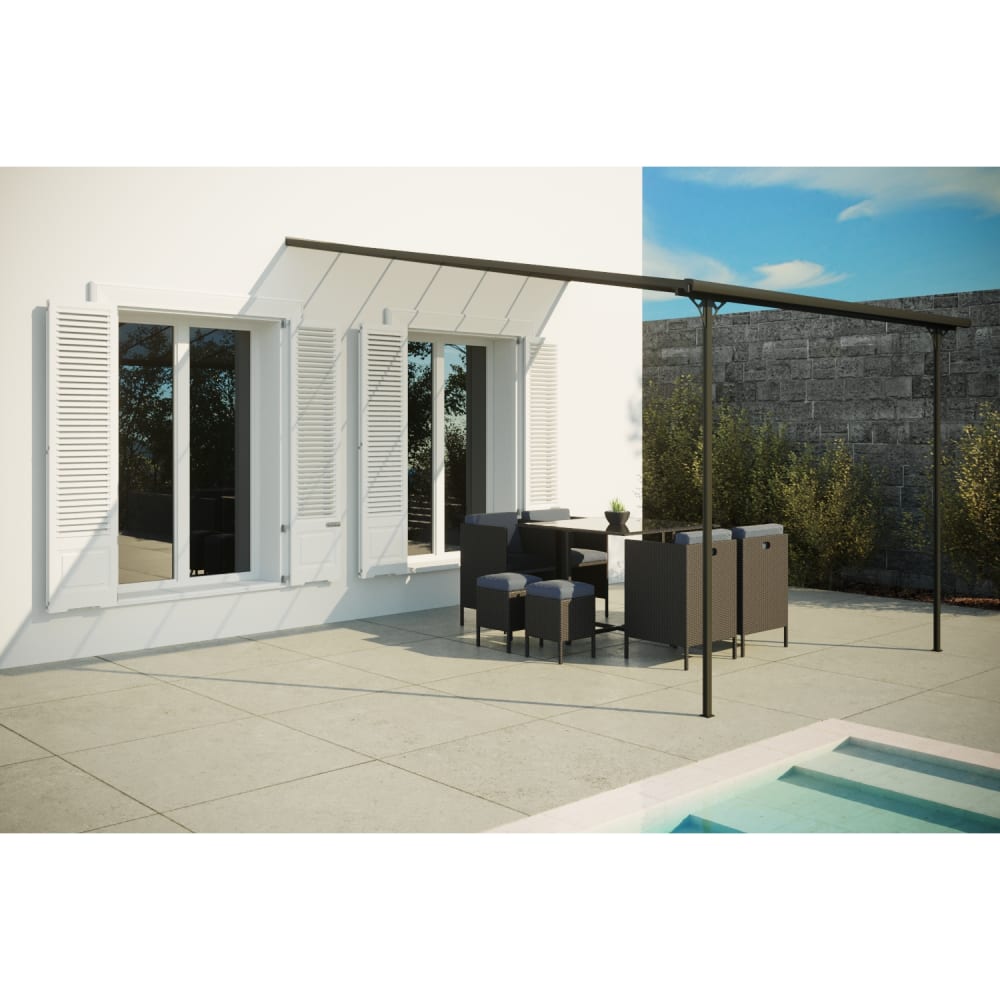 Concept Usine Markise 1144 m² aus Aluminium style modern Grau Aluminium