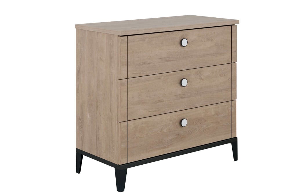 commode 3 tiroirs effet