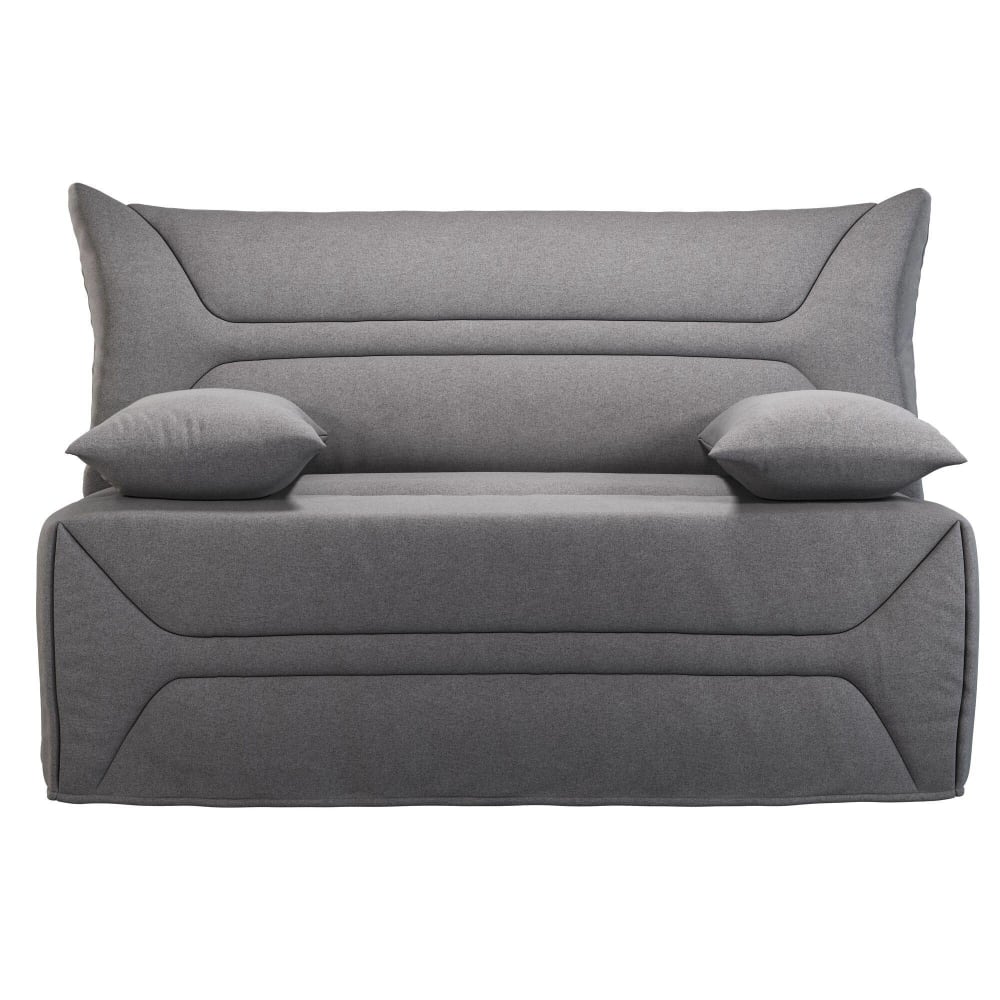 Banquette BZ avec matelas  de 12 cm gris clair