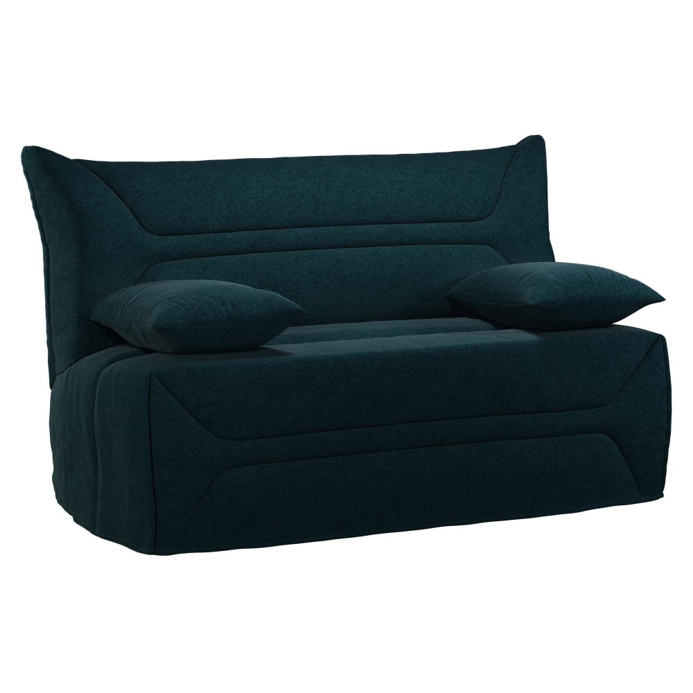 Banquette BZ avec matelas  de 12 cm bleu marine