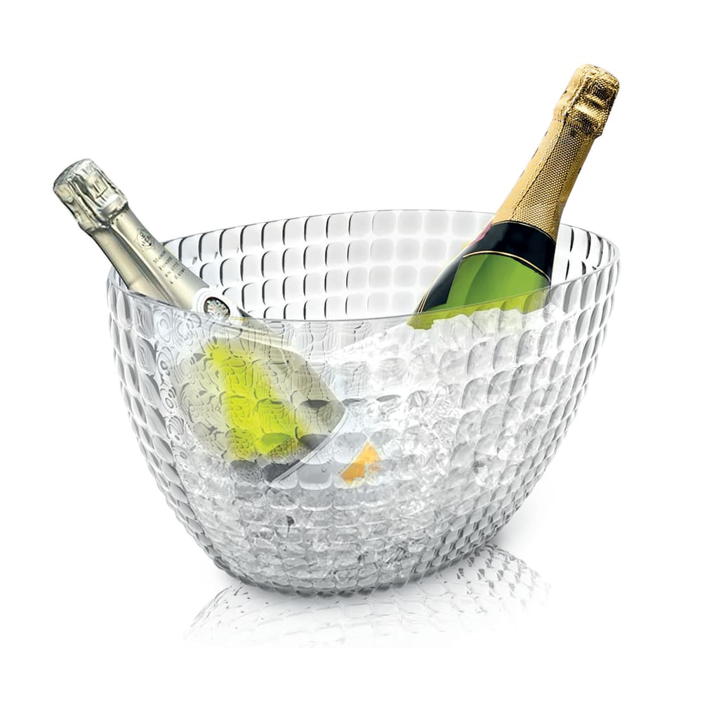 Seau rafraîchisseur de bouteilles en acrylique transparent - Maisons du Monde
