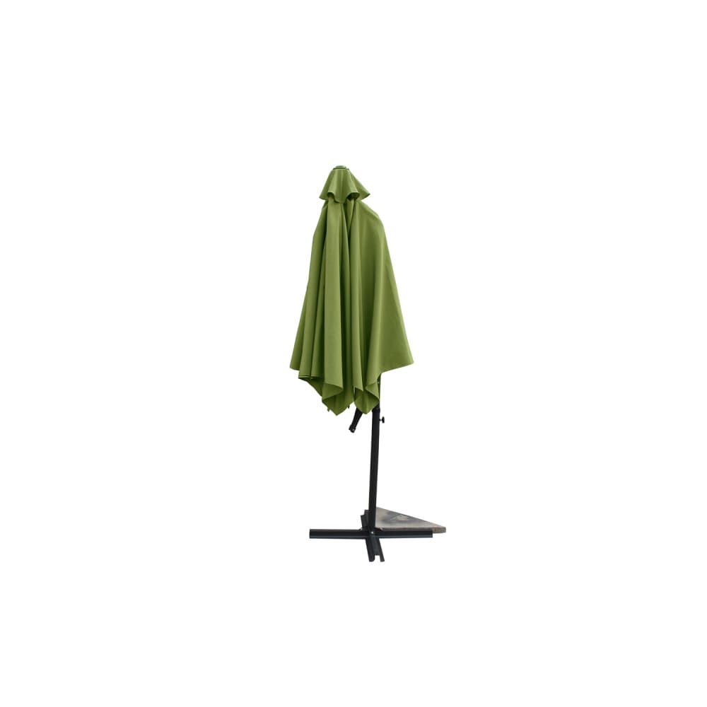 Concept Usine Parasol vert droit rond 2,94 x 2,94 m style contemporain - Aluminium