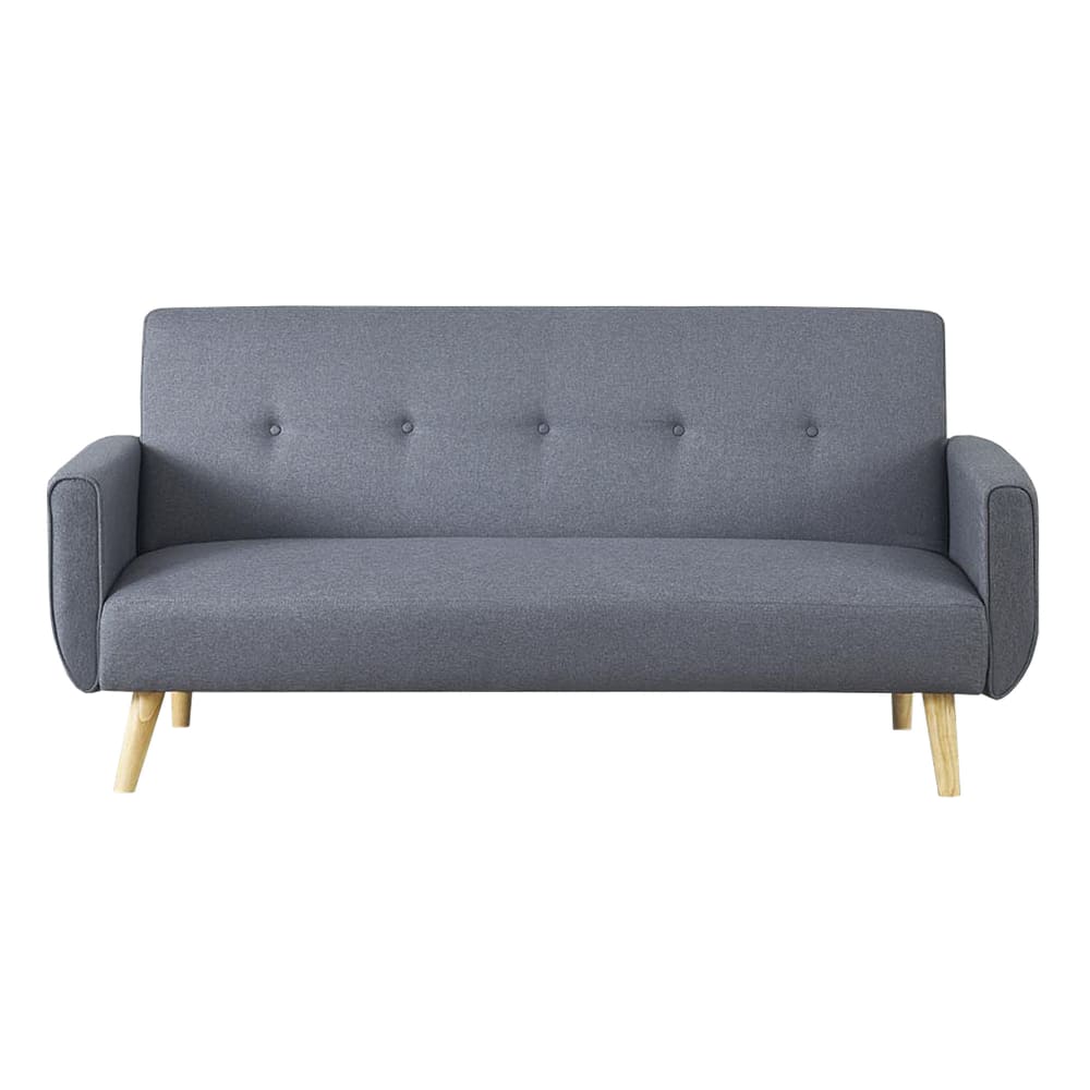 Canapé scandinave convertible 3 places gris