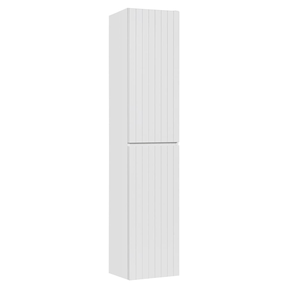 Petits meubles 2-türiger Hängeschrank Laminierte Platten Weiß Weiß Spanplatte