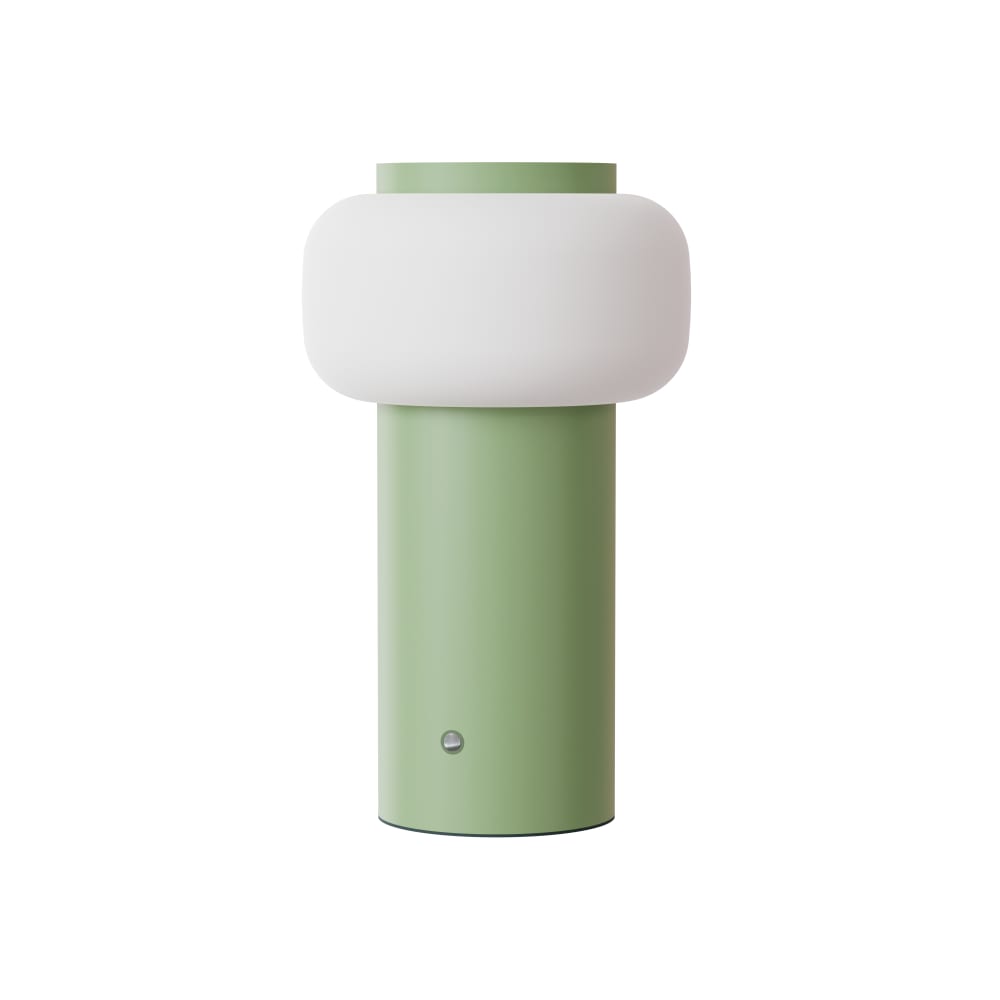 Sulion Tragbare LED-Außenleuchte Garten dimmbar grün 22,5 cm style modern - Aluminium