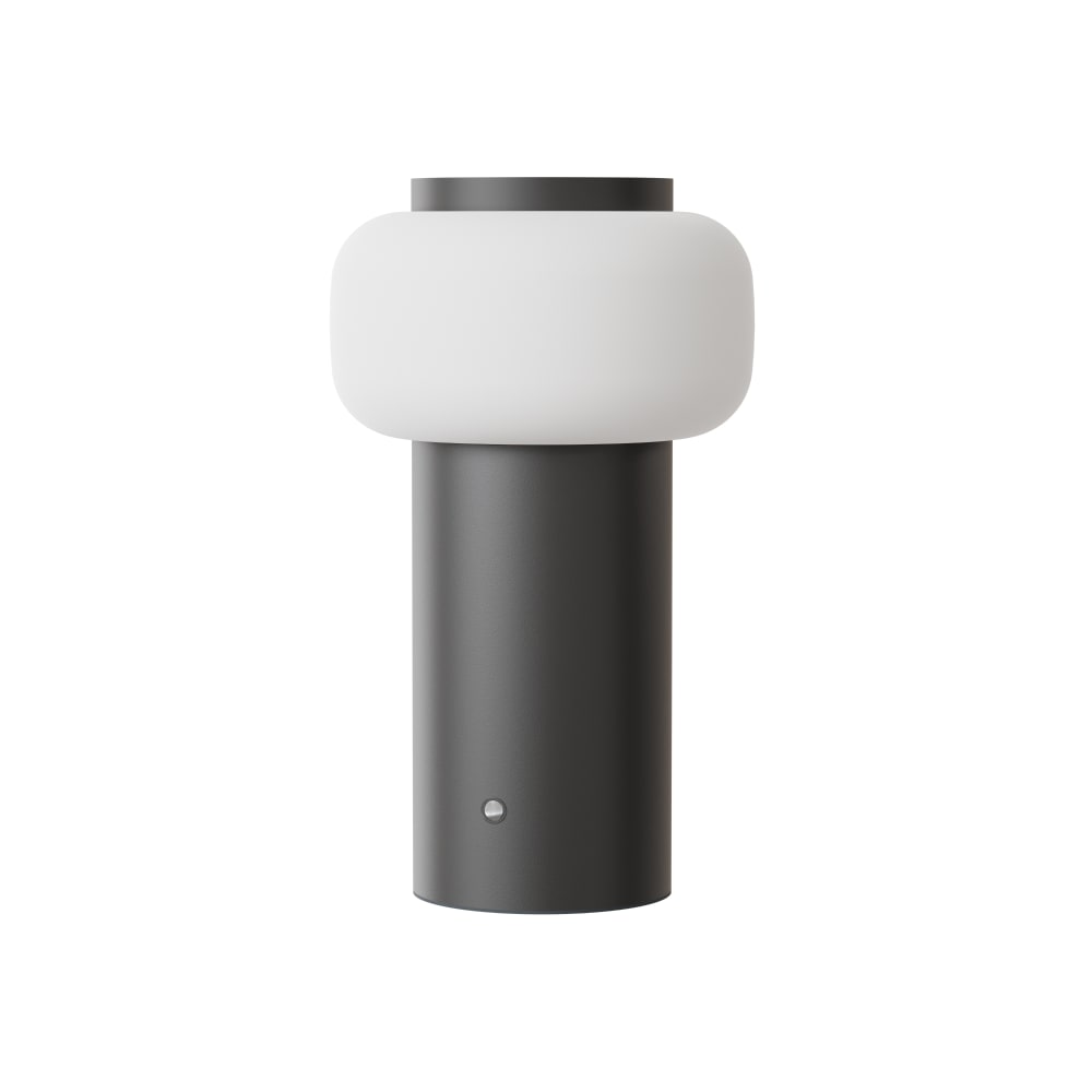 Sulion Tragbare LED-Außenleuchte Garten dimmbar schwarz 22,5 cm style modern Rot Aluminium