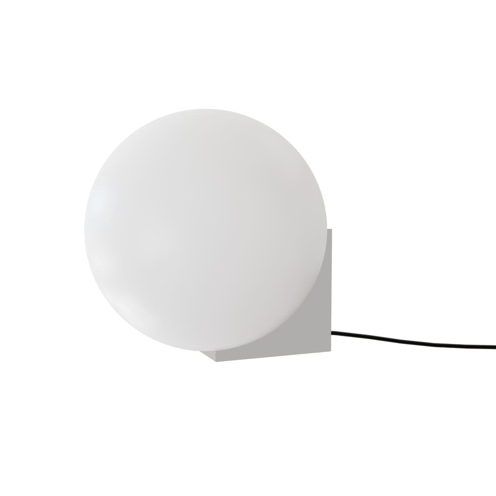 Lampe de table base en verre chromé