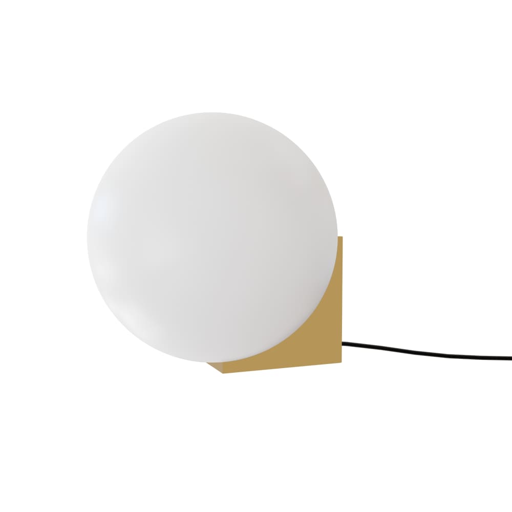 Lampe de table tactile bronze et verre opalin ip44 1xg9 Lampe de table tactile bronze et verre opalin ip44 1xg9