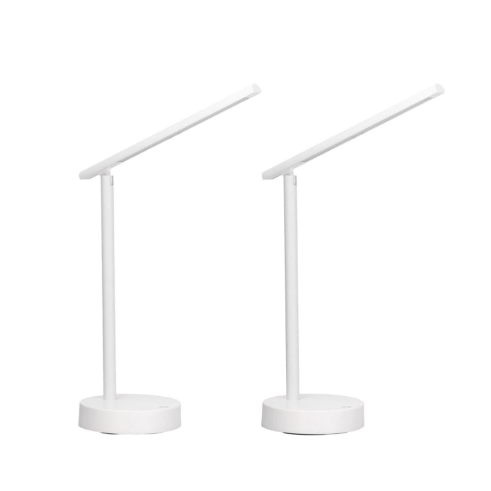 Lampe de Bureau à LED Réglable en Aluminium Blanc (2 pcs) Archie