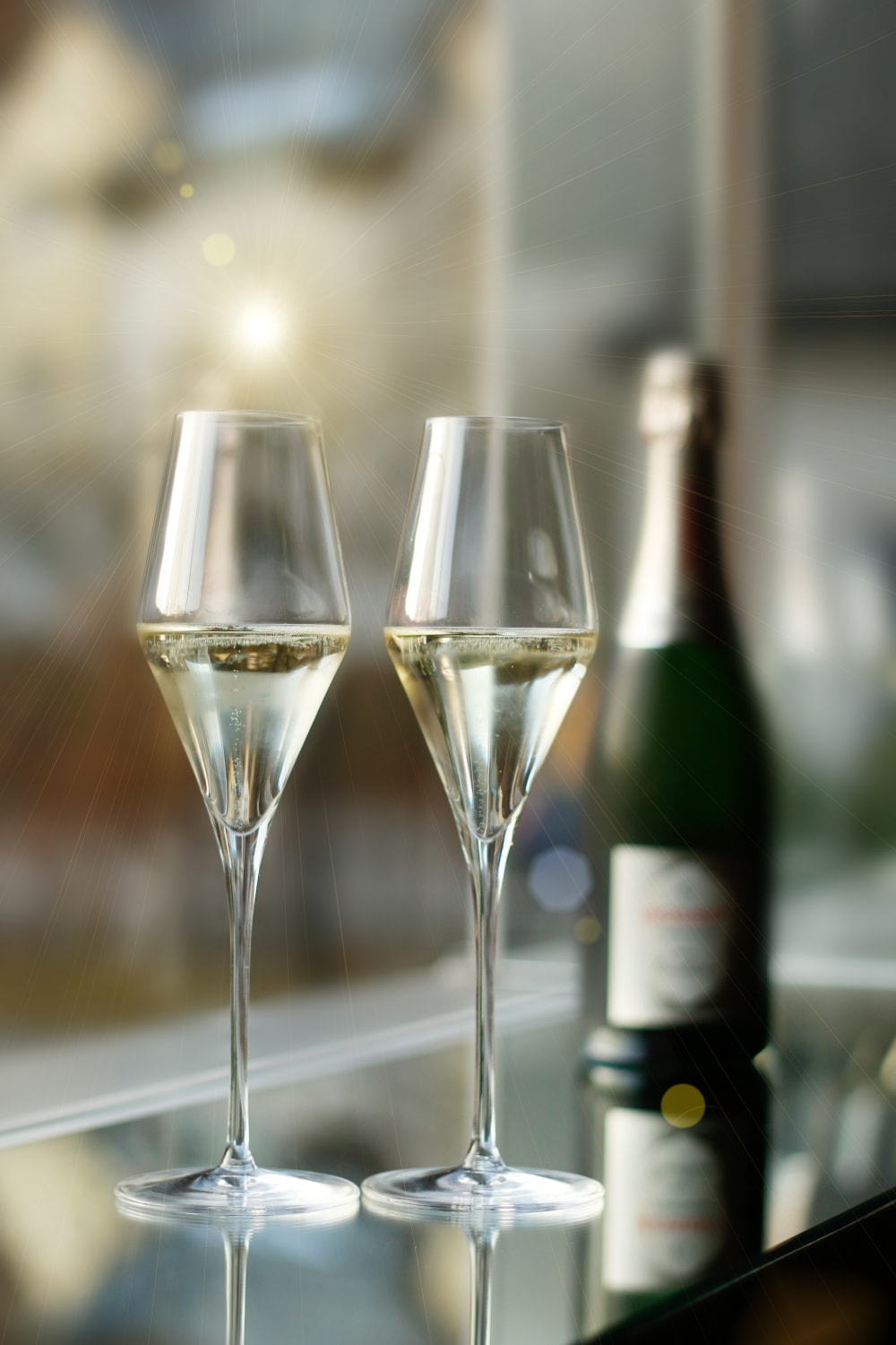 lot de 6 Verres à champagne en Cristallin,transparent, 29 cl - Maisons du Monde