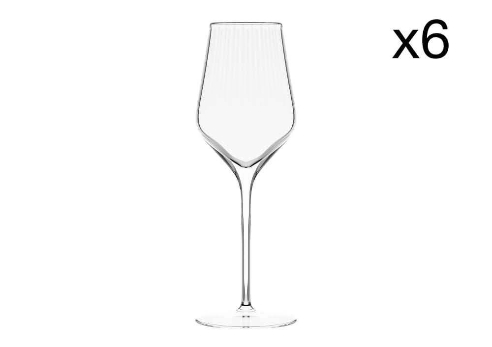 Lot de 6 verres à vin