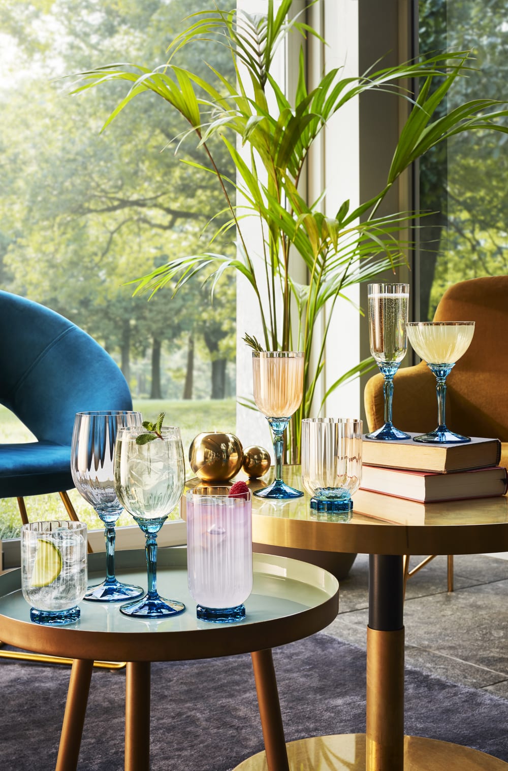 Lot de 4 Verres à vin, transparent, 38 cl - Maisons du Monde