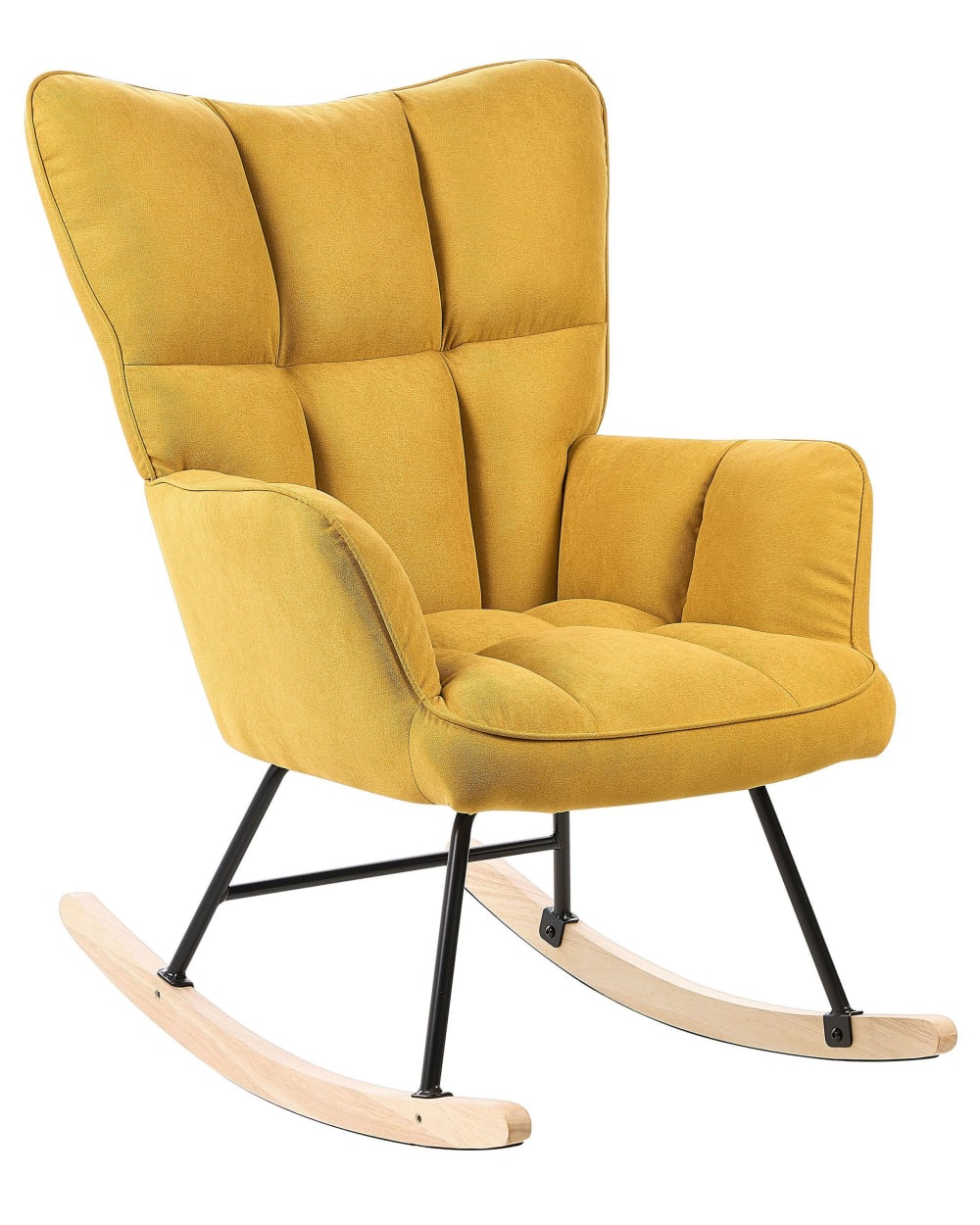 Schaukelsessel Aus Stoff 104Cm, Gelb