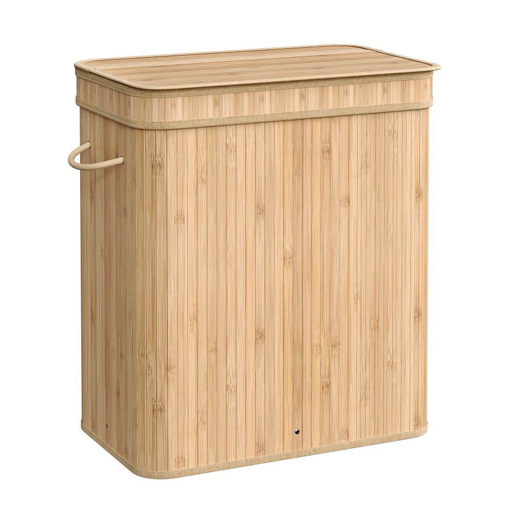 Panier à linge 100L bambou couleur boisée — Beyit