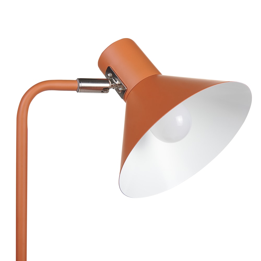 Lampadaire réglable métal orange — vue 4
