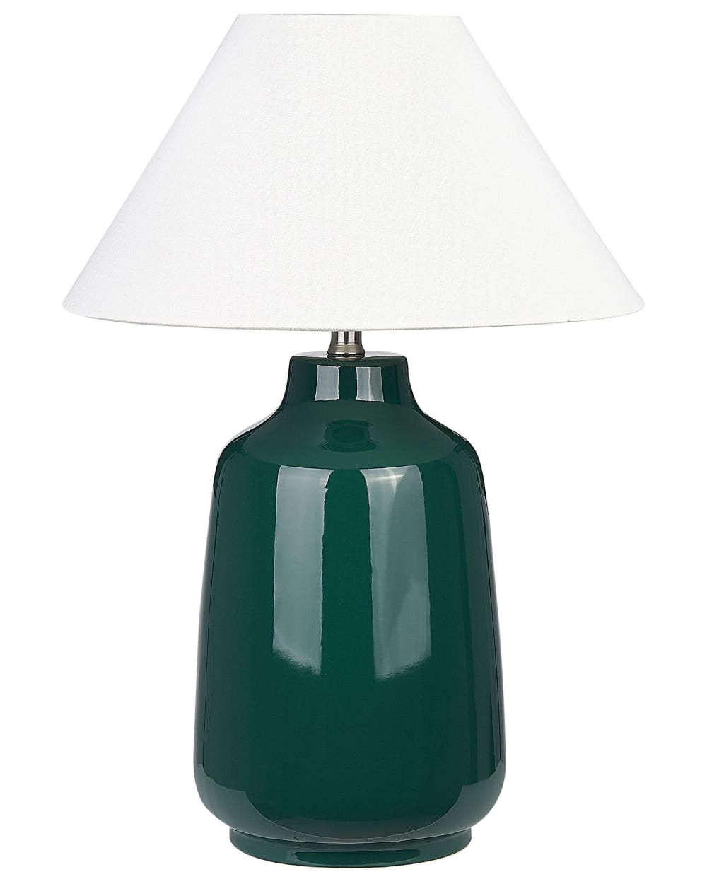 Lampe à poser céramique vert foncé