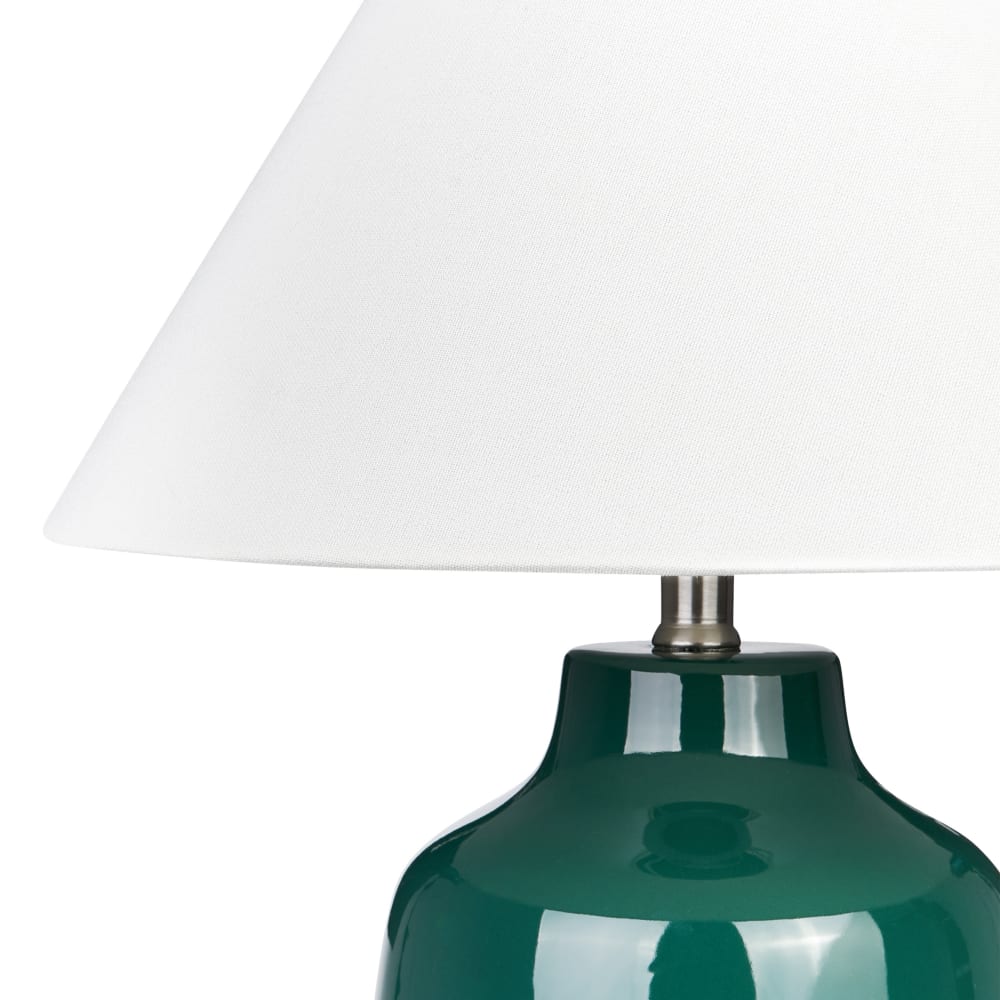 Lampe à poser céramique vert foncé — vue 4
