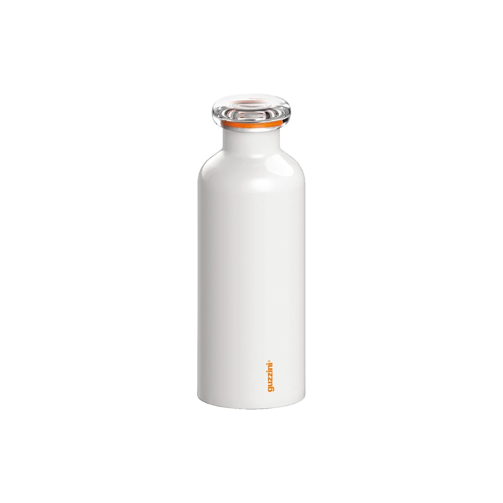 Bouteille isotherme blanche avec bouchon dévissable 50 cl