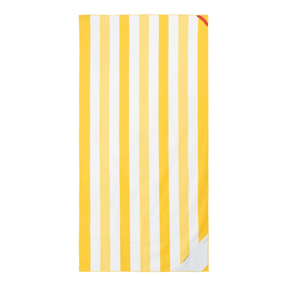 Serviette de Plage Microfibre 180 x 90cm Jaune