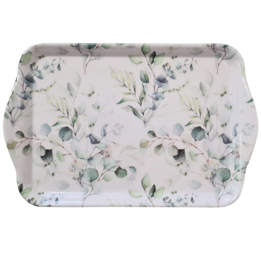 Ambiente Mini plateau vide poche rectangulaire eucalyptus style classique chic Blanc Pvc - Poly Chlorure De Vinyle
