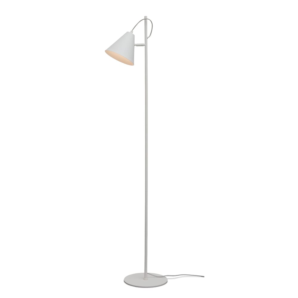 Lampadaire métal blanc 25x35.5x151cm