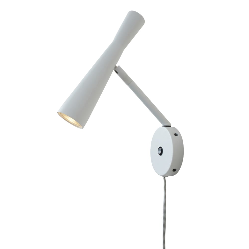 Applique métal blanc 10.5x26x34.5cm