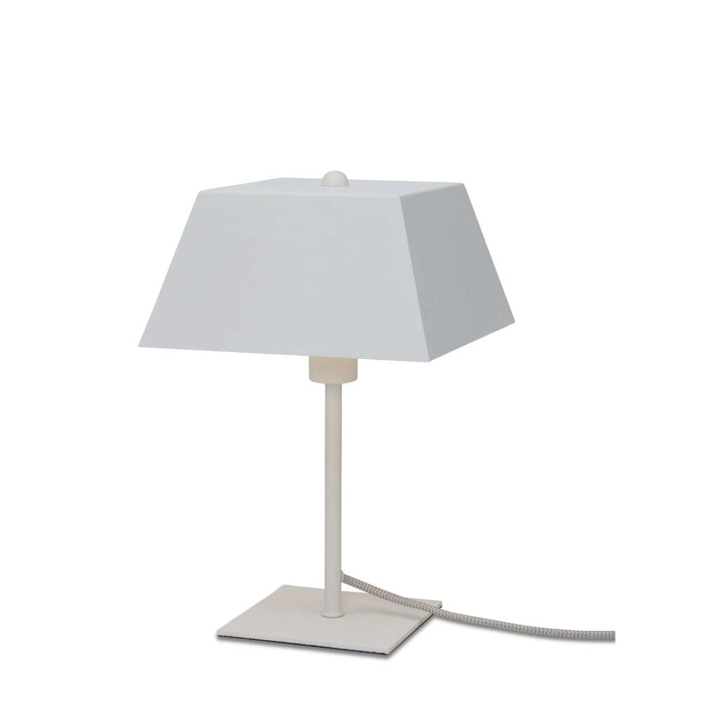 Lampe de Table métal blanc 20x20x31cm