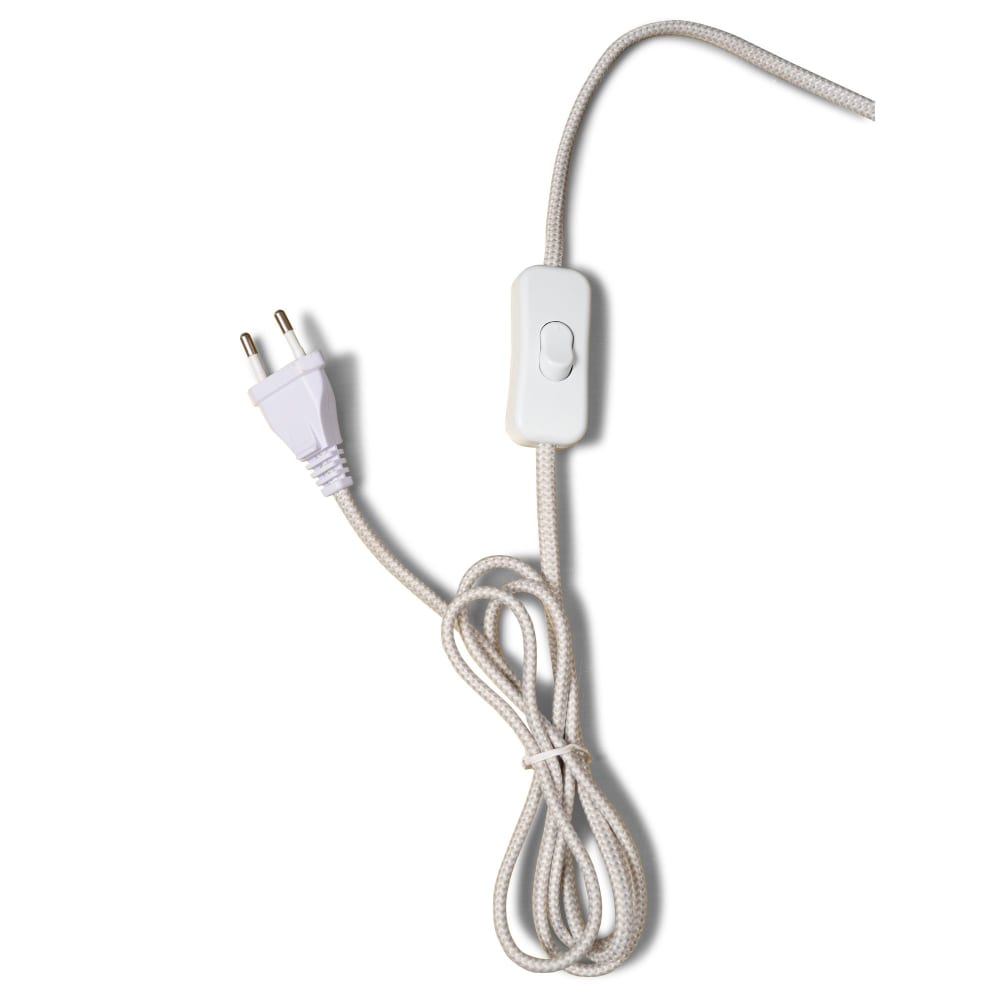 Lampe de table métal blanc 18x29x50.5cm — vue 3