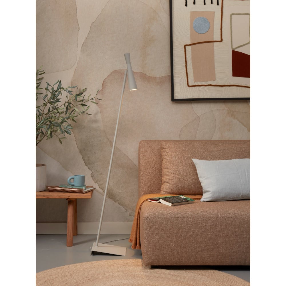 Lampadaire métal gris 22x36x145.5cm — vue 3