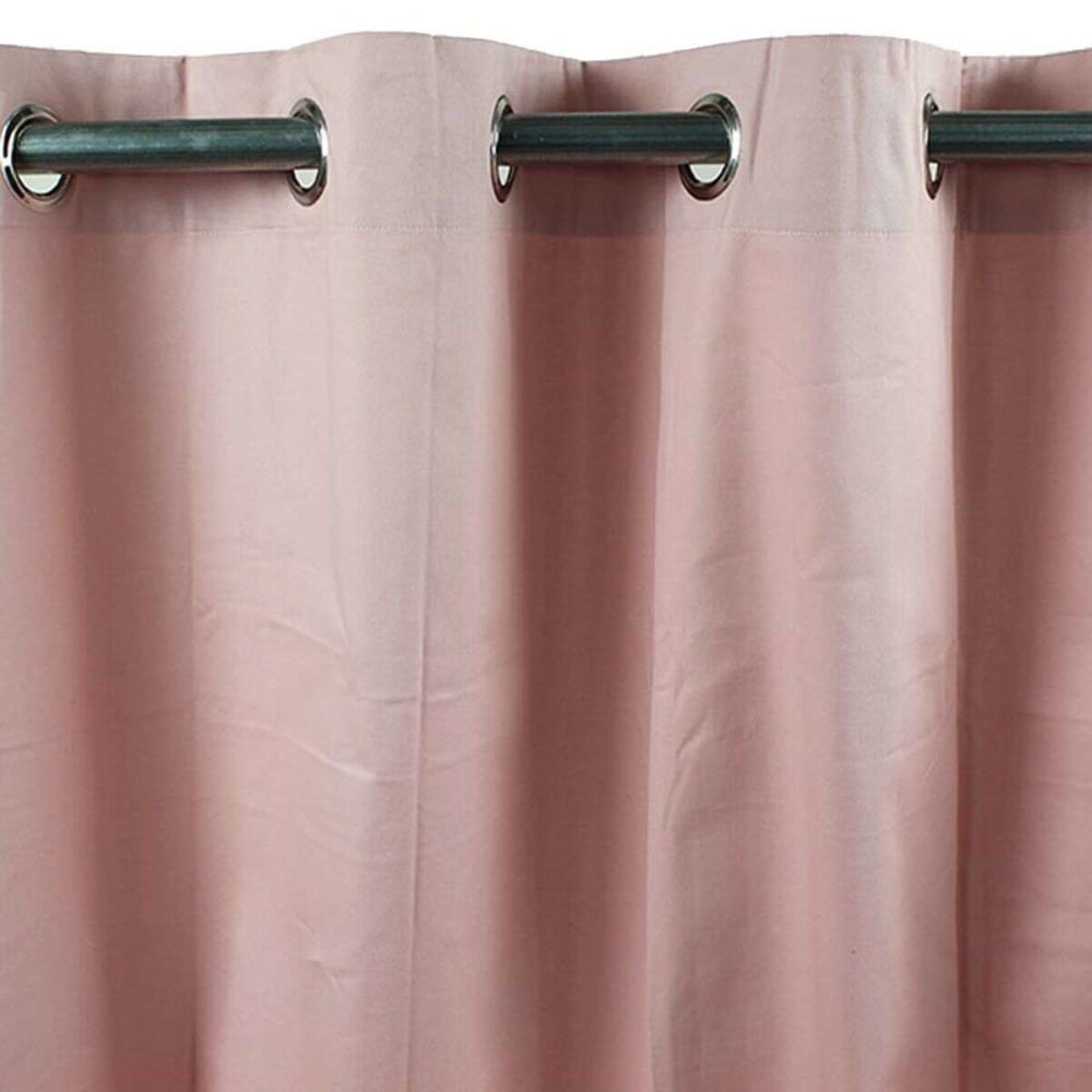 Rideau 100% coton rose 150x250