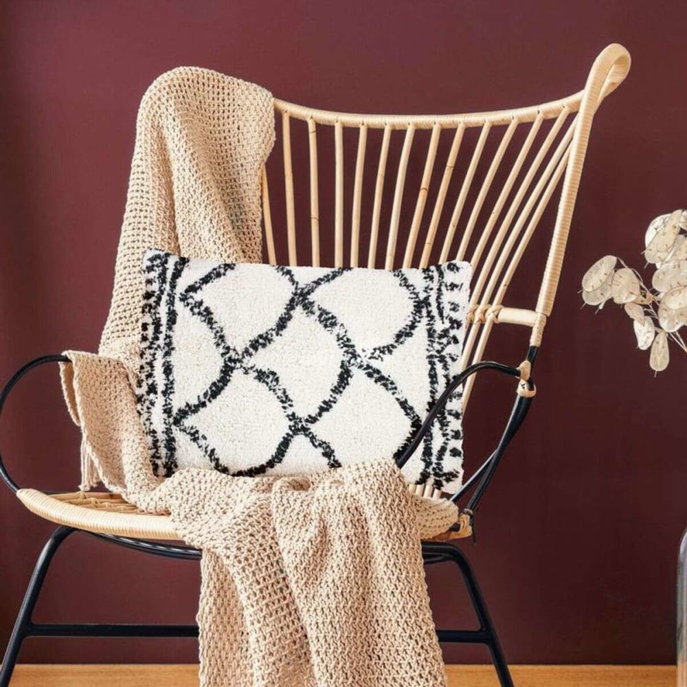 Coussin style berbère naturel 60x40