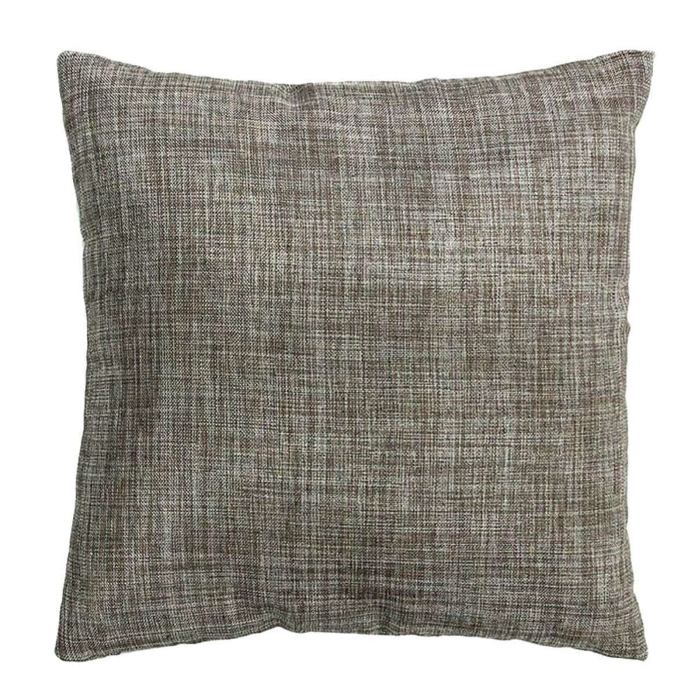 Coussin effet chiné métallisé marron 40x40 — vue 3