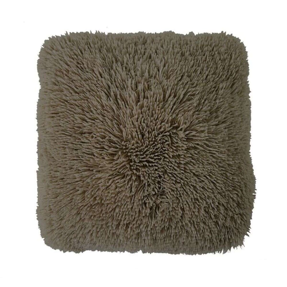 Coussin moelleux extra doux taupe 40x40 — vue 3