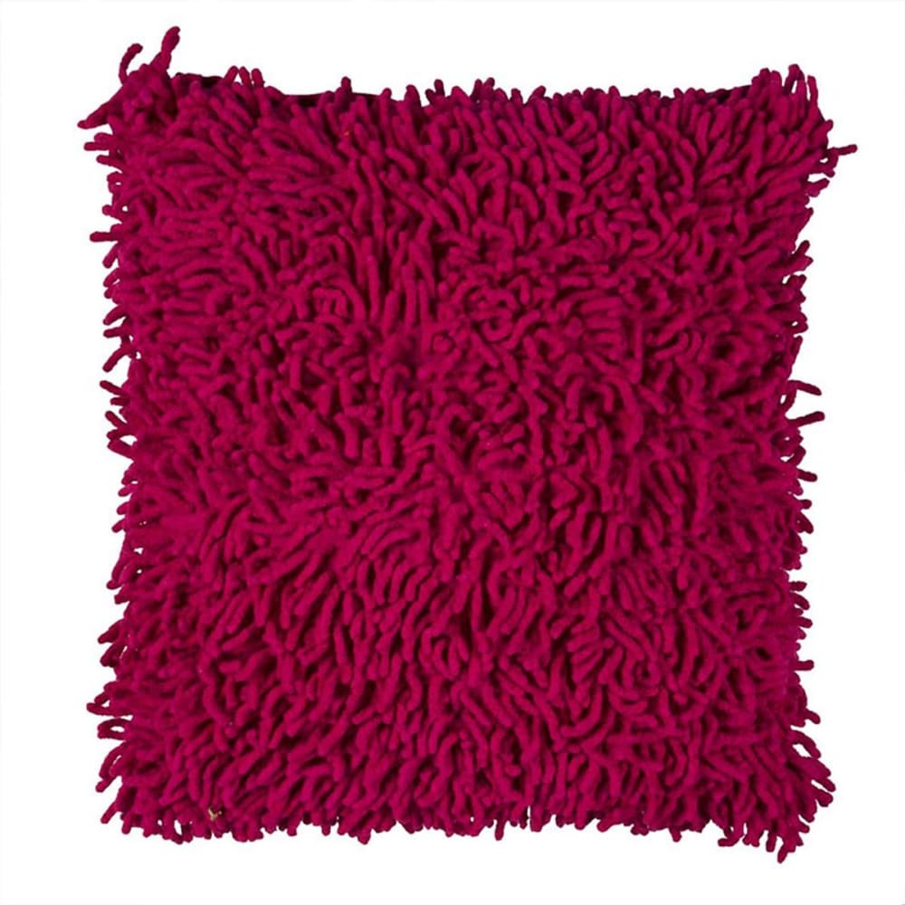 Coussin en coton seventies framboise 40x40 — vue 4