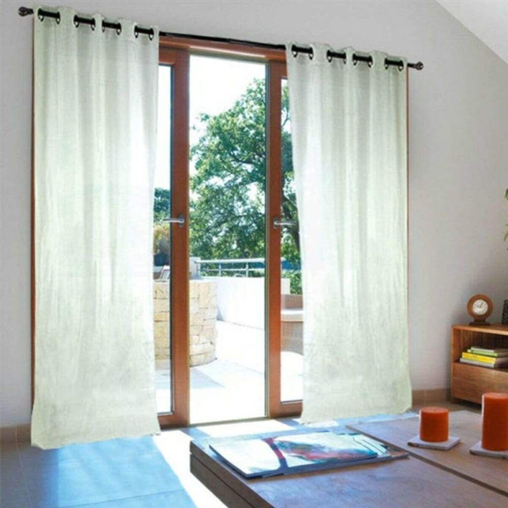 Vorhang Polyester Weiß 140x250 - Maisons Du Monde