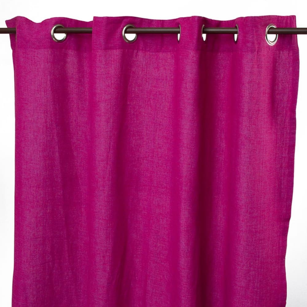 Rideau 100% coton violet 150x250 — vue 4
