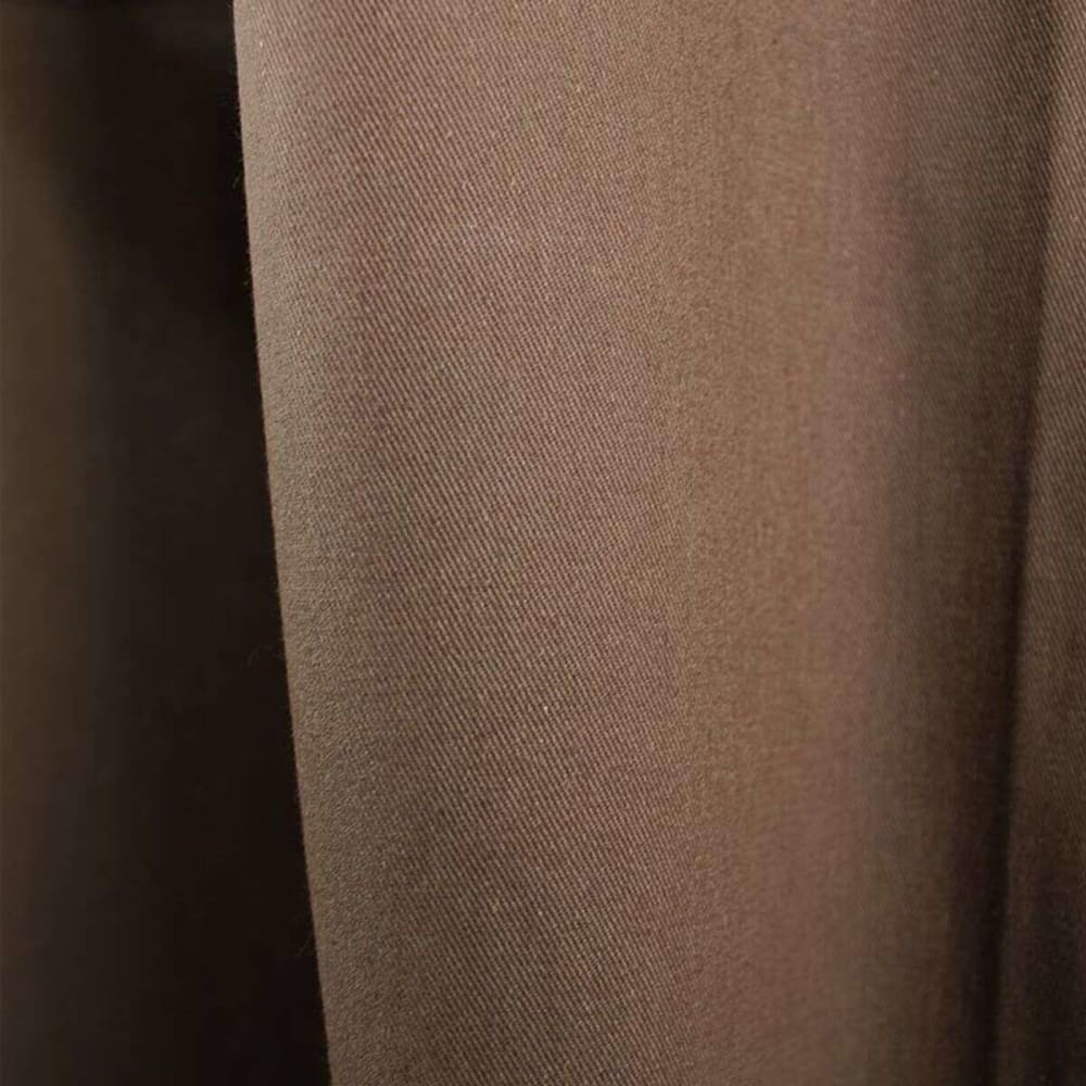 Rideau 100% coton chocolat 150x250 — vue 4