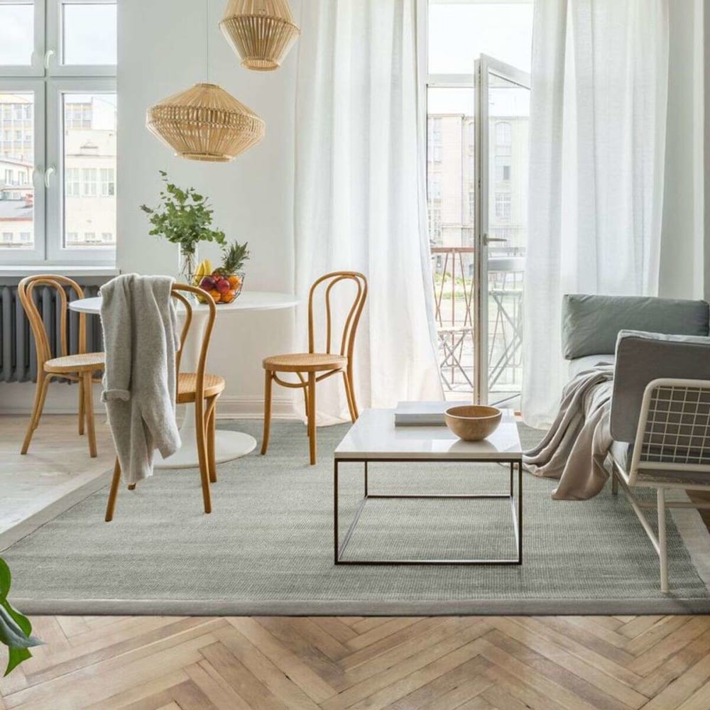 Tapis jute taupe 160x230 — vue 3